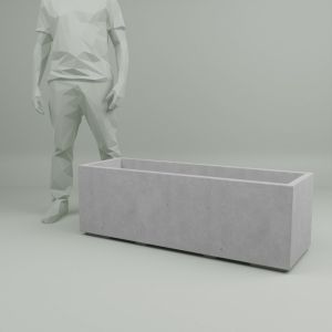 Вазон з бетону Лісабон 40х120 см