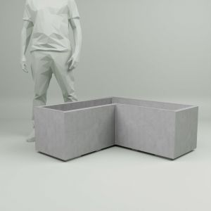 Вазон з бетону Лісабон 40х100/100 см