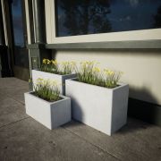 Вазон з бетону Кадіс 30×60 см