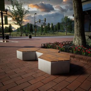 Лава з бетону Каскад