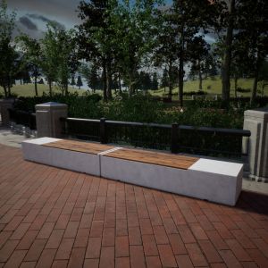 Лава з бетону Маракеш “А” L240