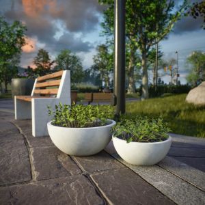 Вазон Вена26×60 см