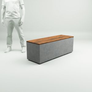 Лава з бетону Лісабон 42х120 см