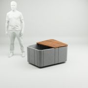 Лава з бетону Сегмент