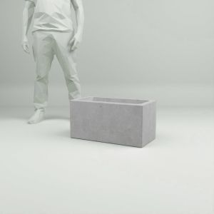 Вазон з бетону Кадіс 30×60 см