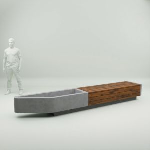 Лава з бетону Урбан Plus L350